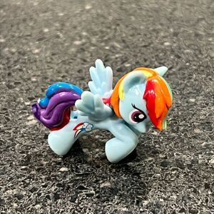 Colorful Rainbow Pony Figure